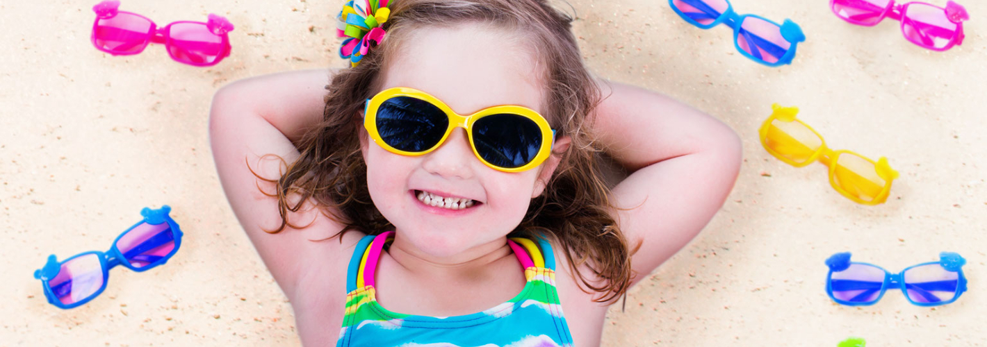 Young Girl Wearing sunglasses